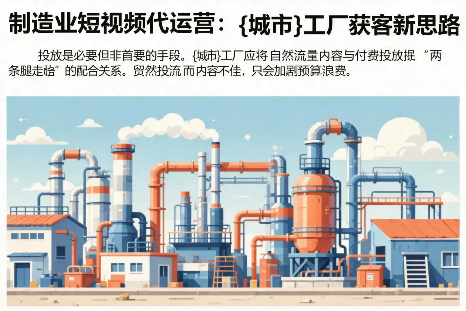 制造业短视频代运营:临翔工厂获客新思路